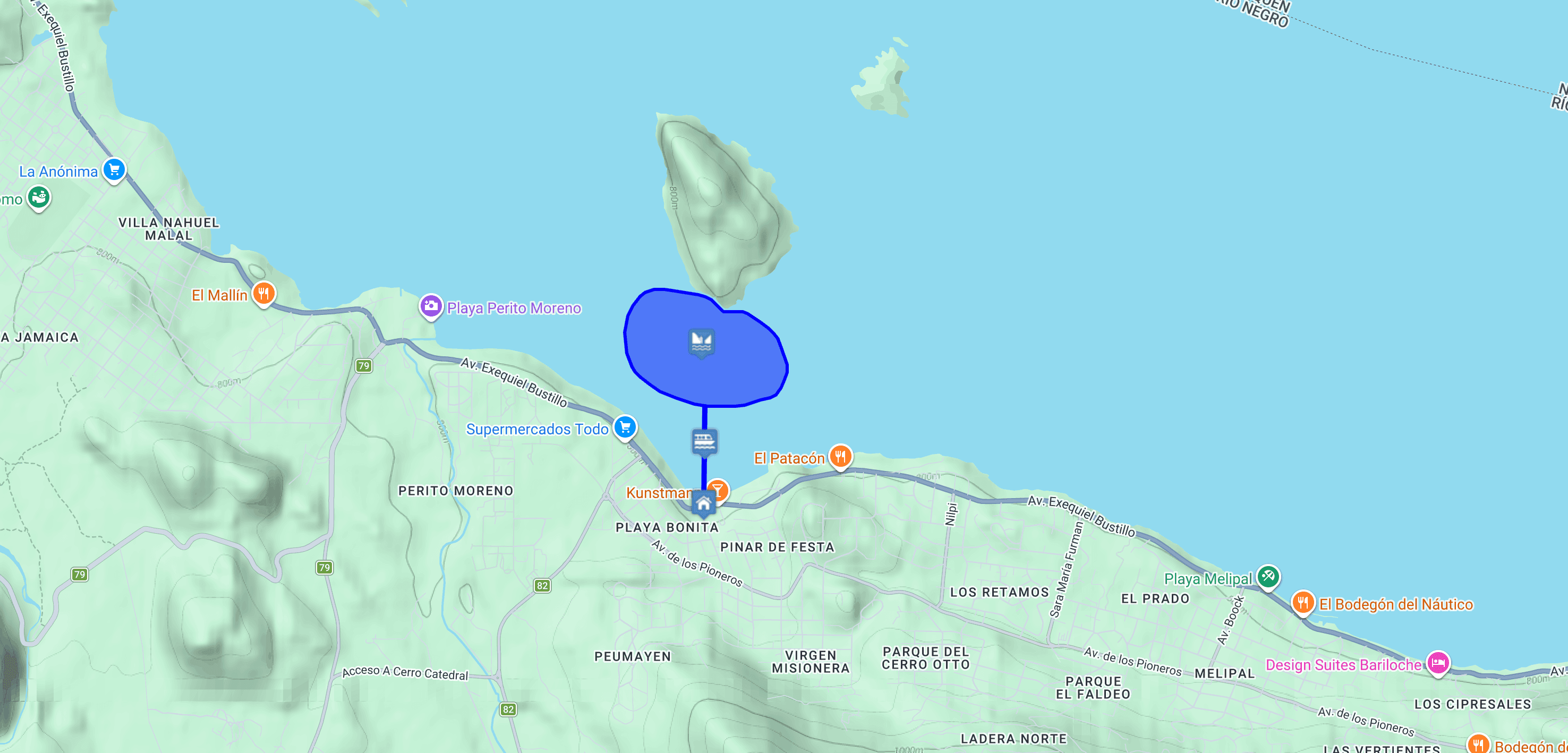 Map Snorkeling: Lago Nahuel Huapi