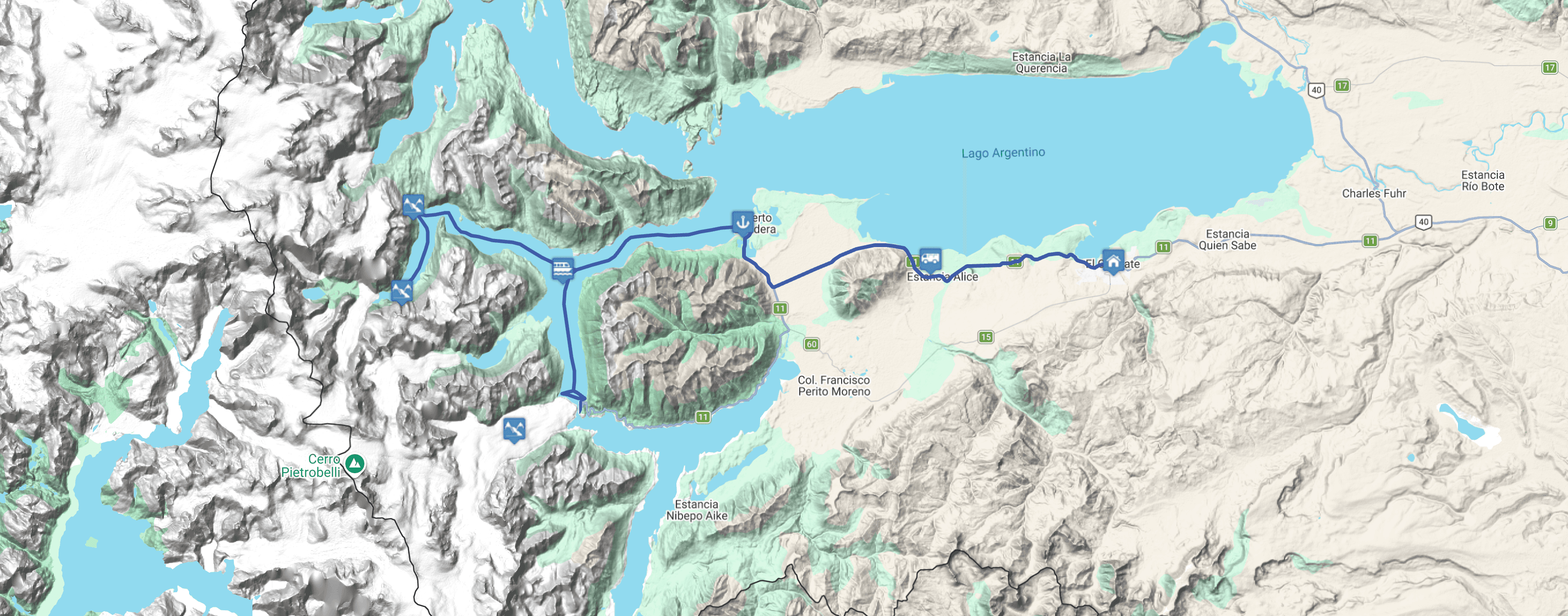 Map Mayo Spirit Trek